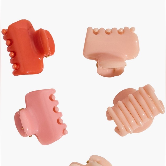 🆕Kitsch Cherry Print Cloud Clip + Mini Claw Clip Set - Picture 9 of 10